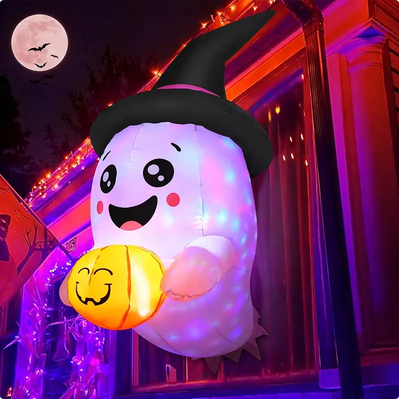 Spooky Inflatable Ghosts That Hover in Your Windows