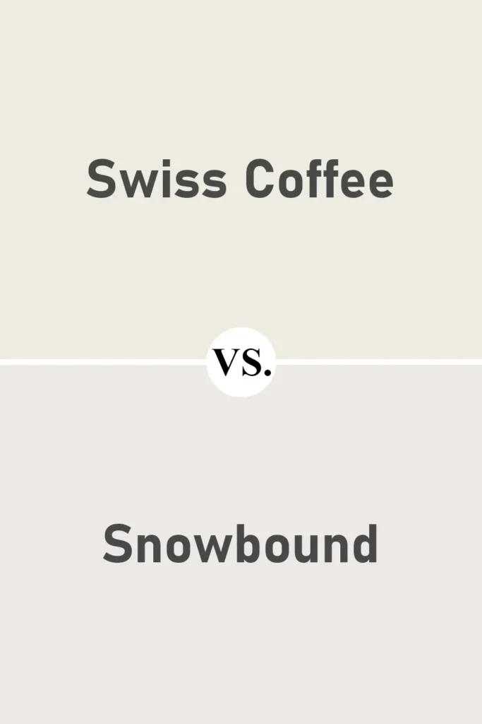 Swiss Coffee VS Snowbound