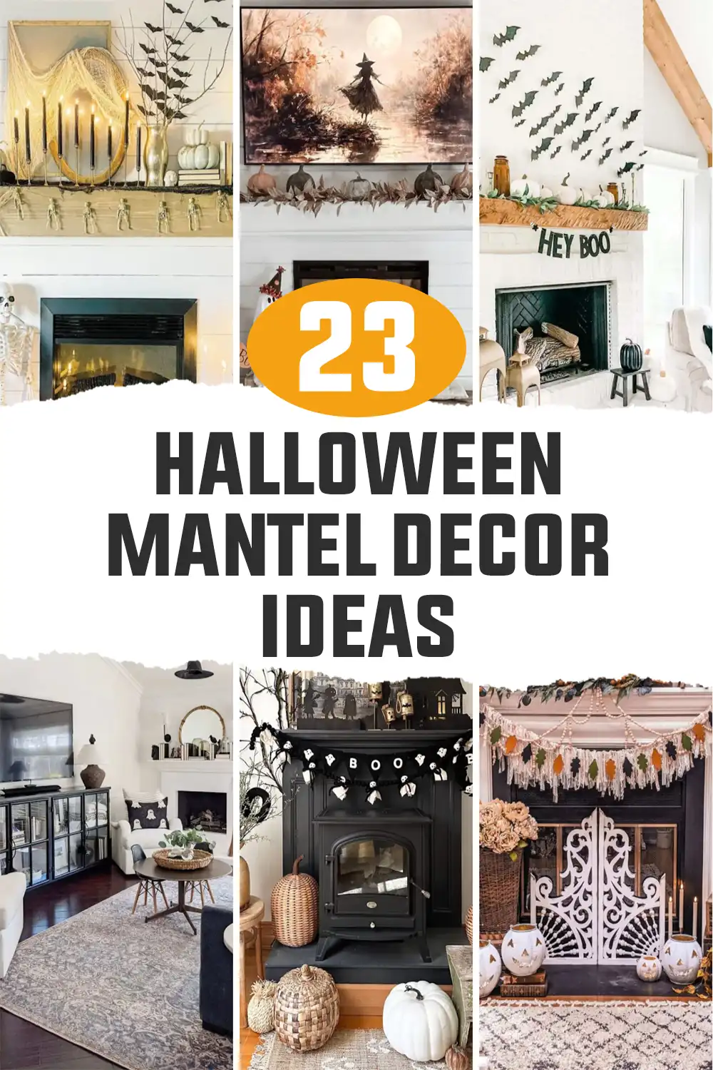 Unique Halloween Mantel Decor Ideas