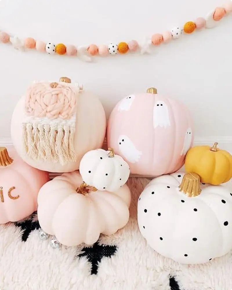Use Simple White Pumpkins Instead of Carving