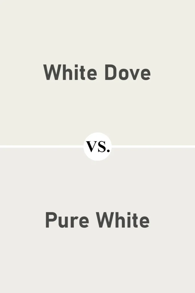 White Dove VS Pure White