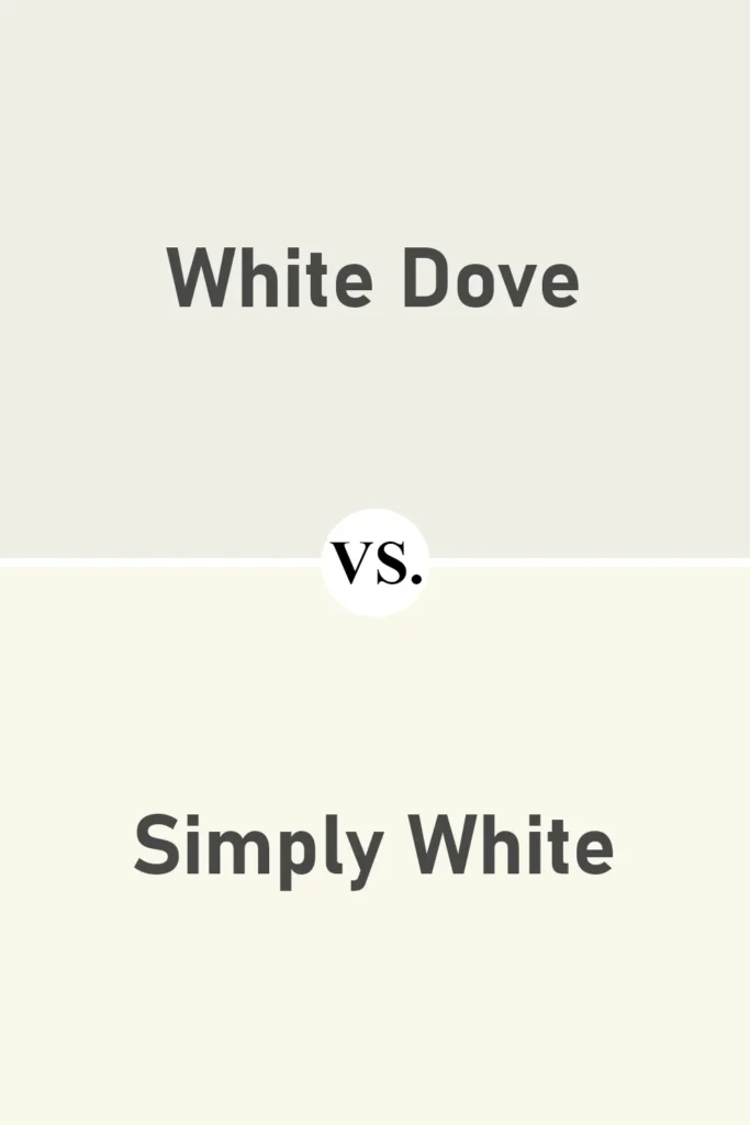 White Dove VS Simply White