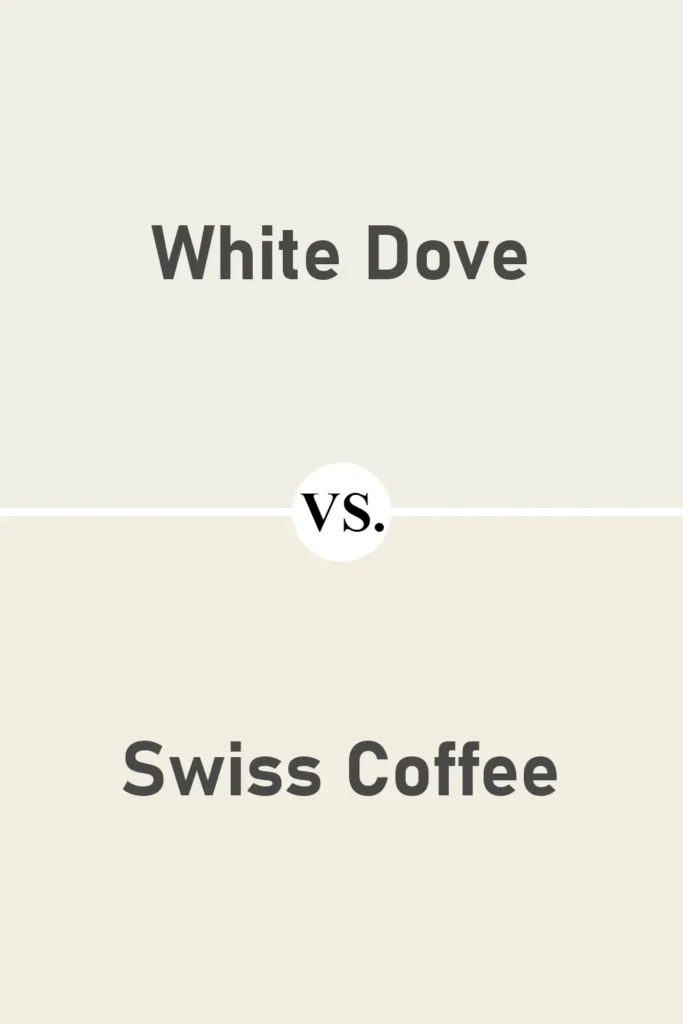 White Dove VS Swiss Coffee