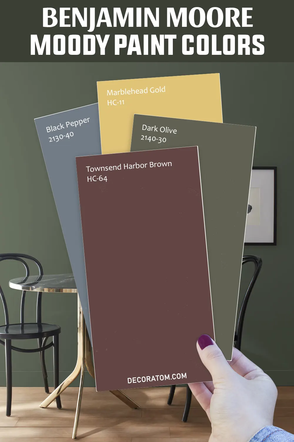 BEST Benjamin Moore Moody Paint Colors