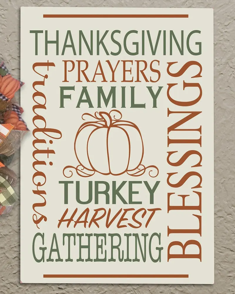 Charming Thanksgiving Sign