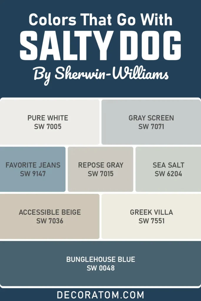 Colors That Go With Sherwin-Williams Salty Dog