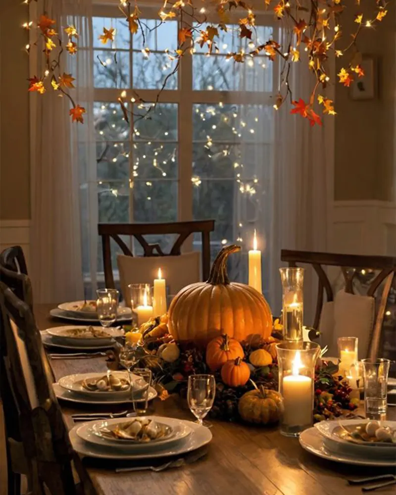 Festive Dining Room Glow