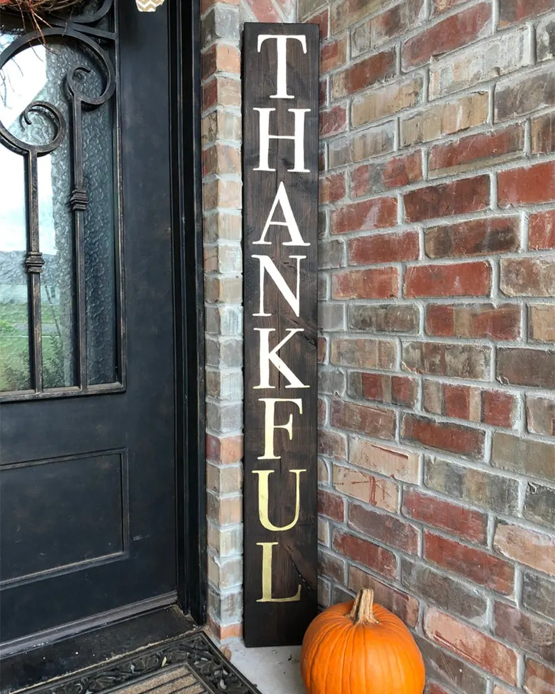 Thankful Front Porch Sign