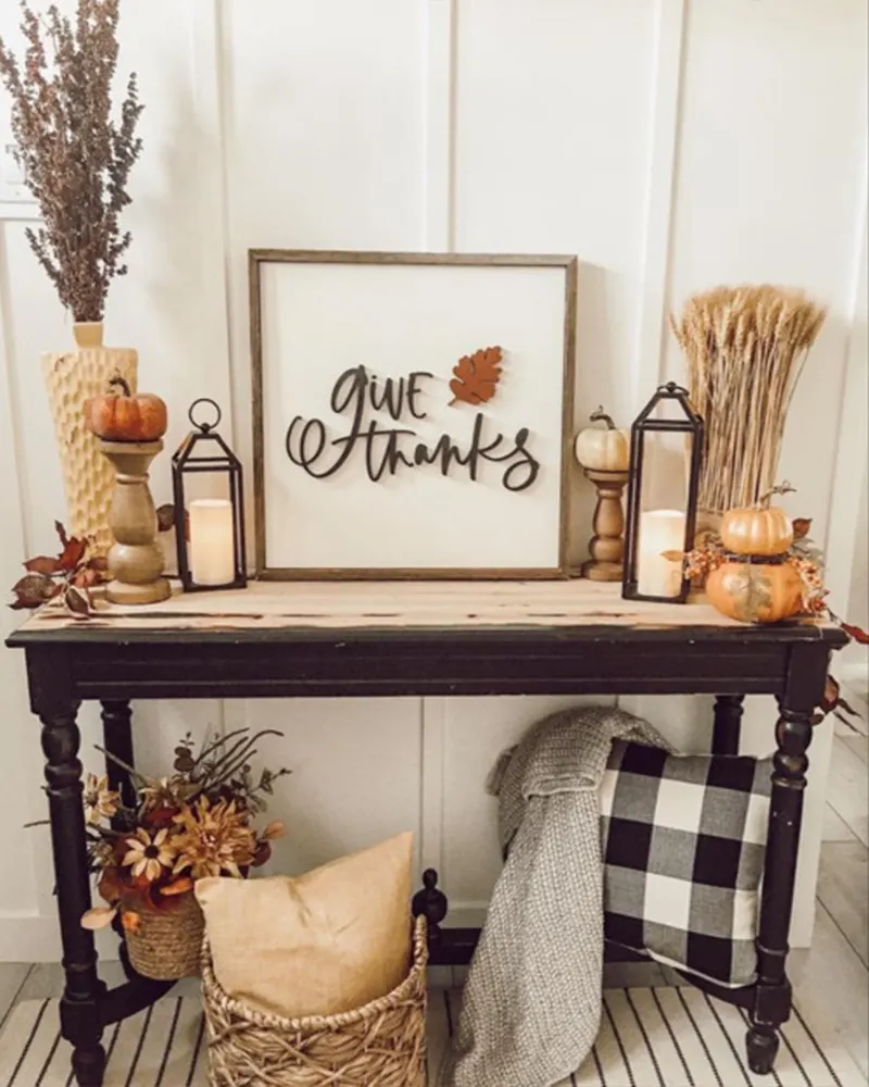 Thanksgiving Entryway Welcome