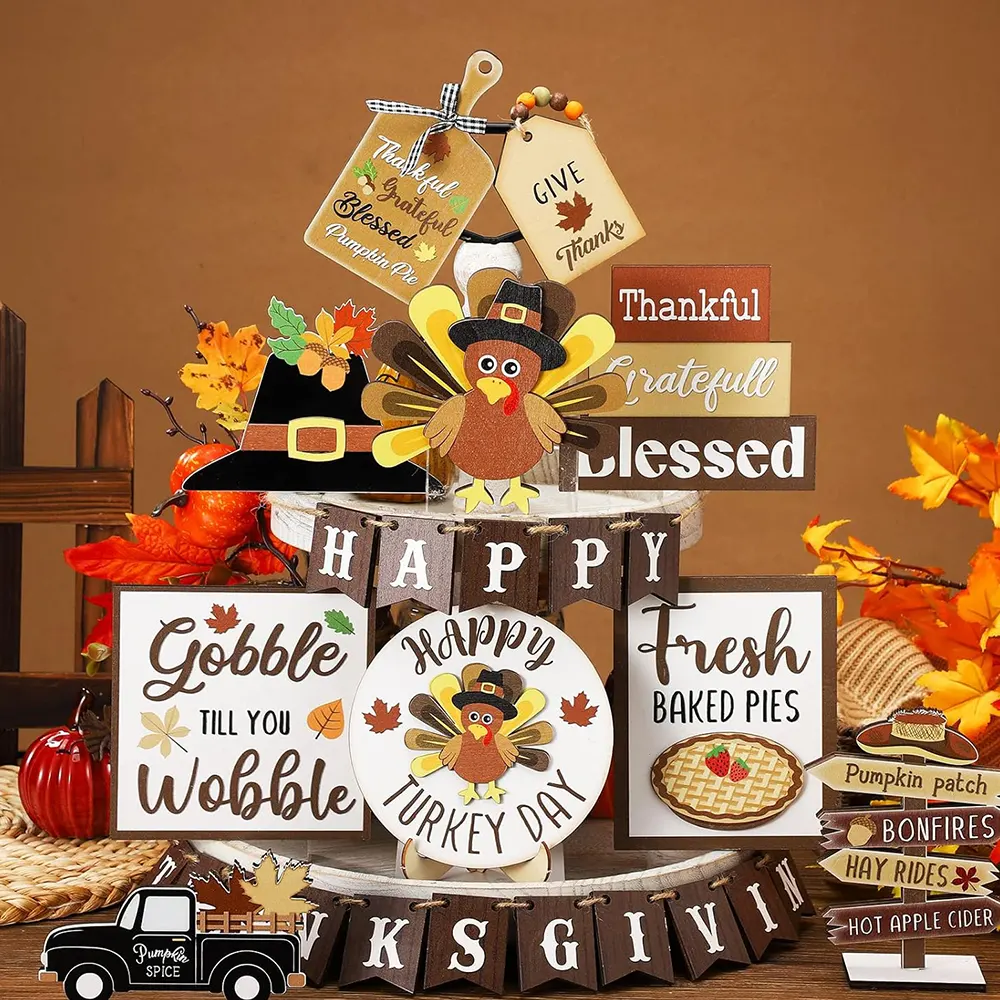Thanksgiving Tiered Tray