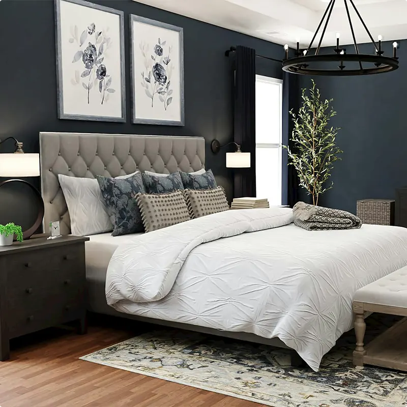 Timeless Elegance in Navy and Grey