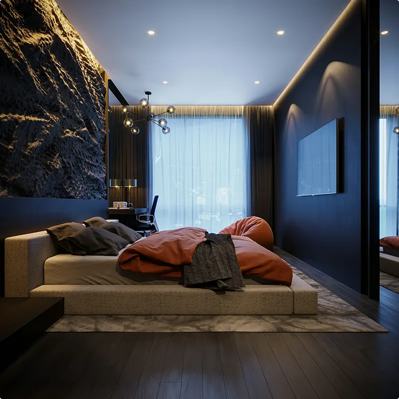 Urban Sanctuary with Dramatic Textures
