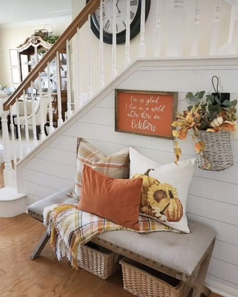 Warm Autumn Seating Spot