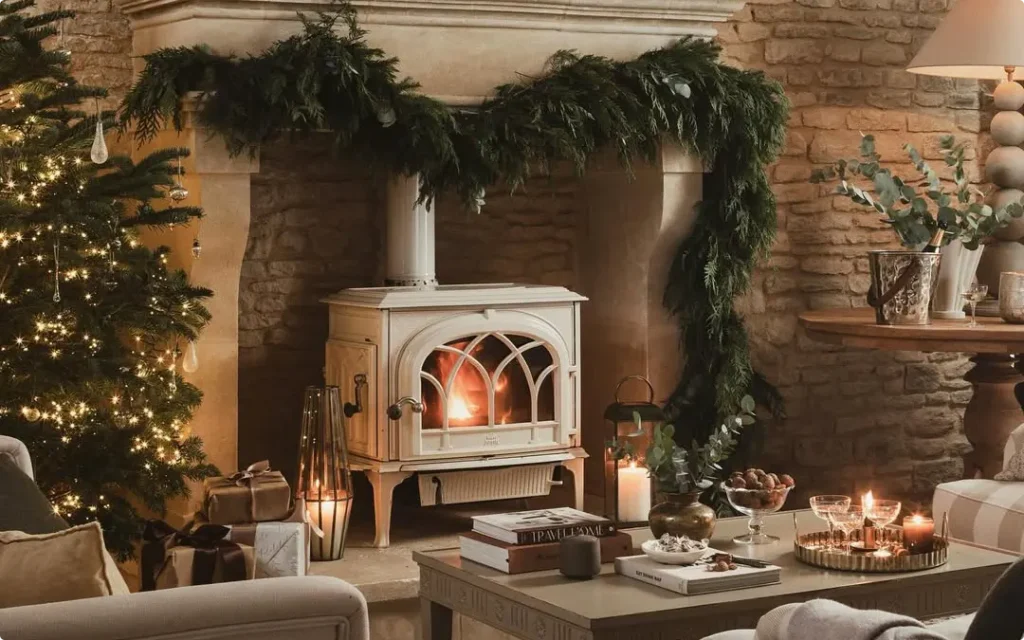 Christmas Fireplace Decorations