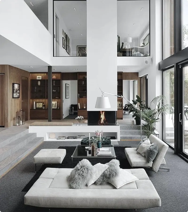 Gray Floor Living Room Ideas