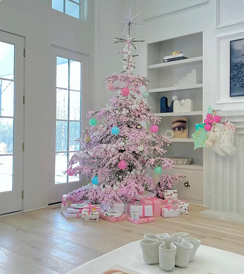 Pink Christmas Decorations