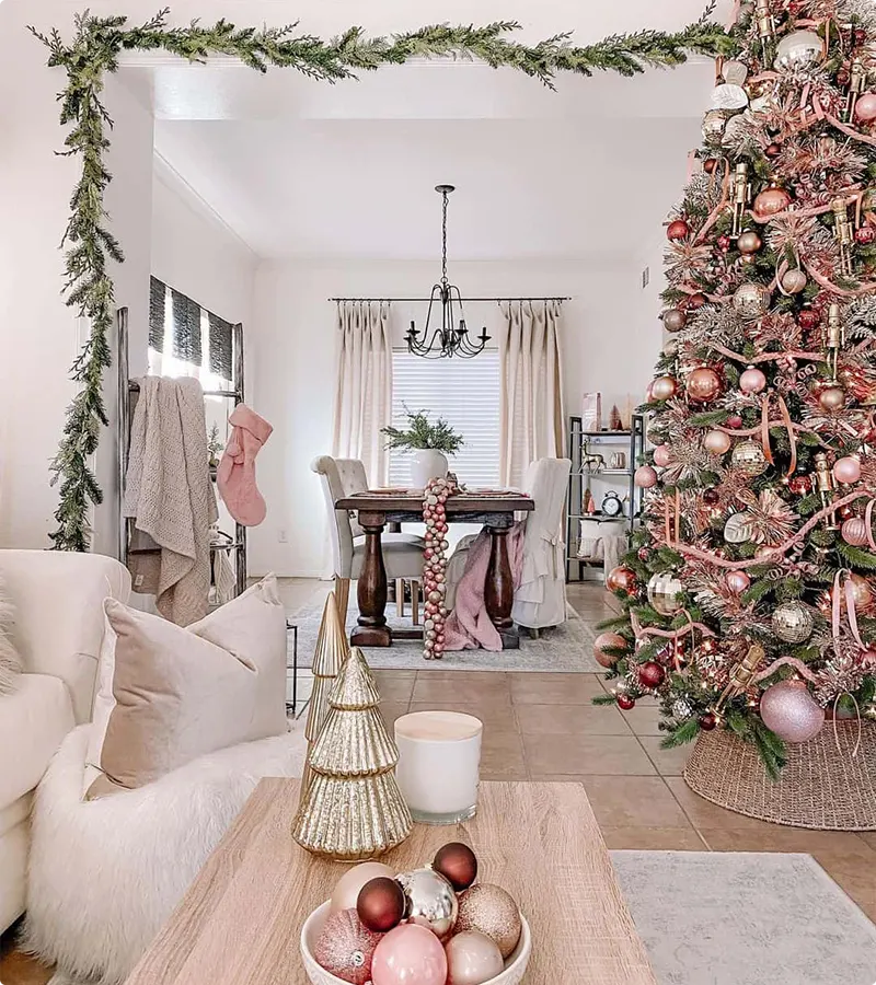 Pink Christmas Decorations