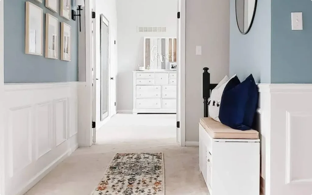 Two-Tone Wall Ideas for Hallways