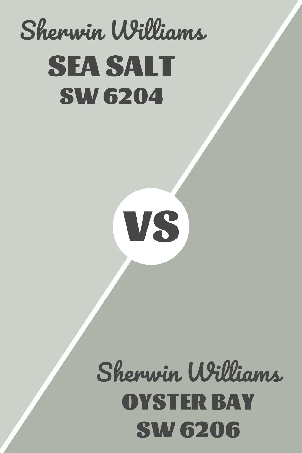 Sea Salt VS Oyster Bay