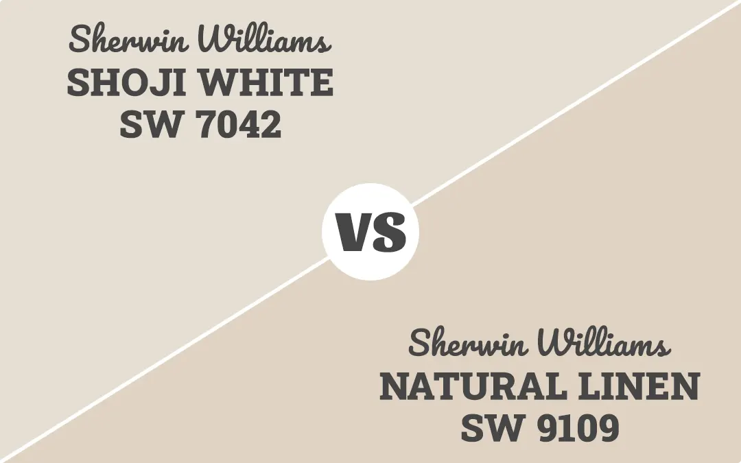 Shoji White vs Natural Linen