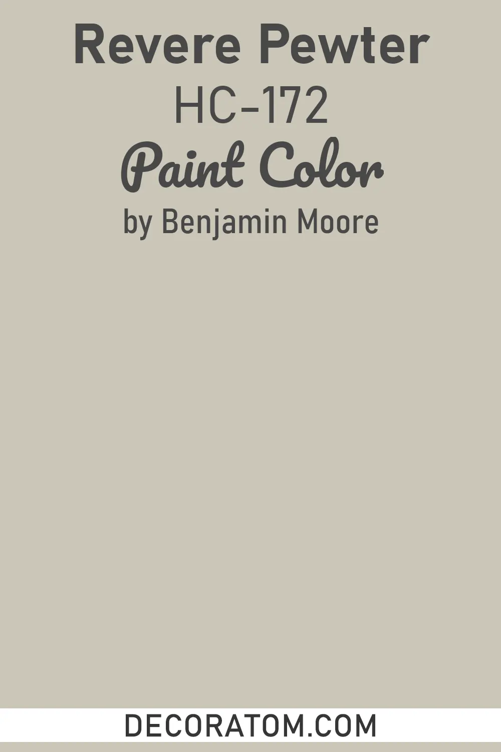 Revere Pewter HC-172