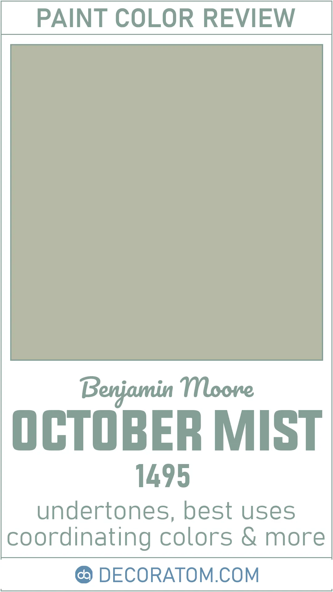 Benjamin Moore October Mist 1495