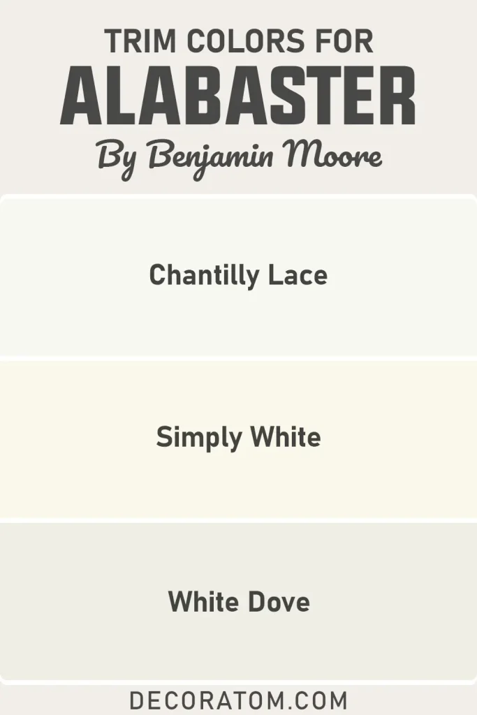 Best Trim Color For Alabaster OC-129