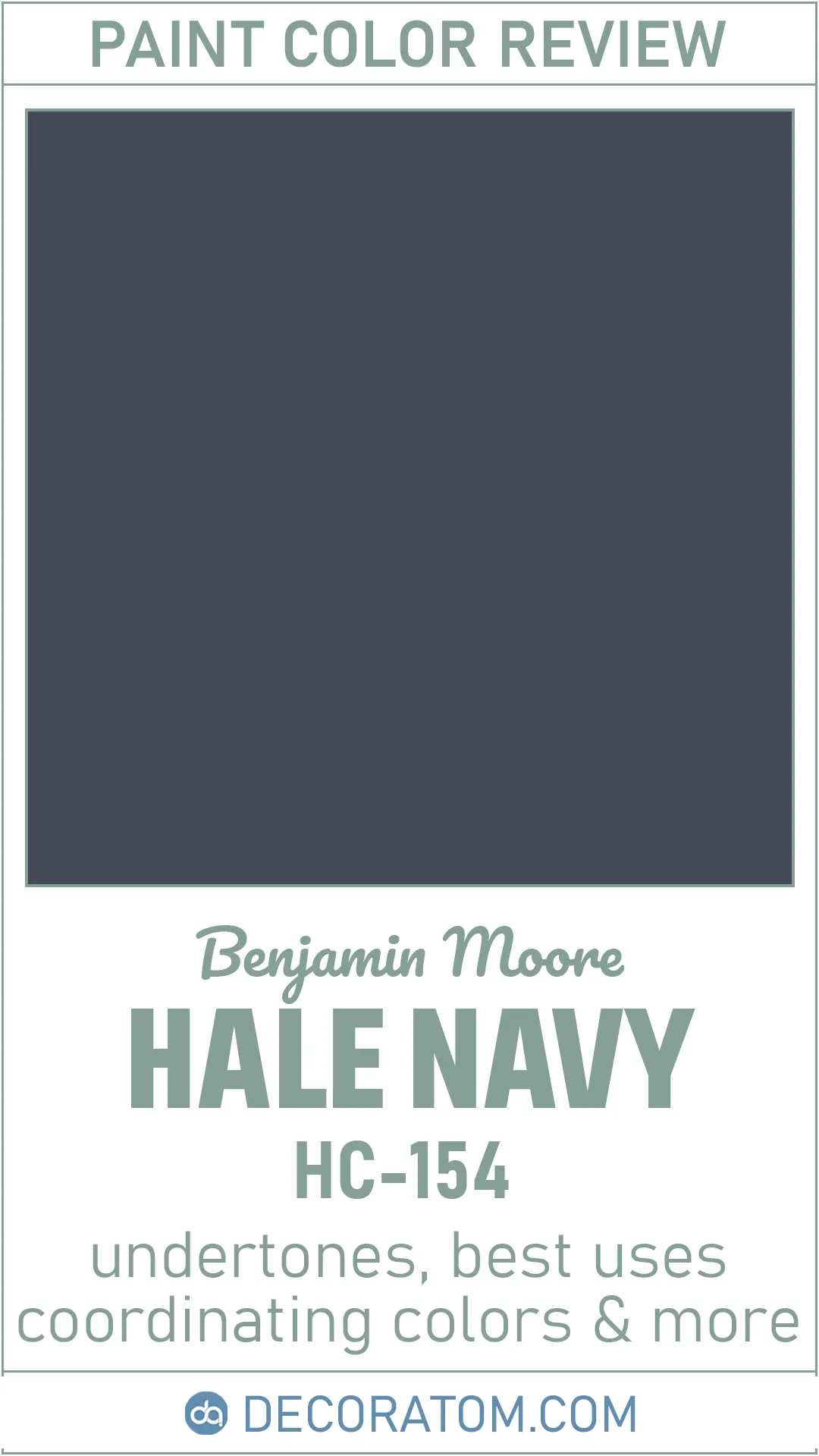 Benjamin Moore Hale Navy