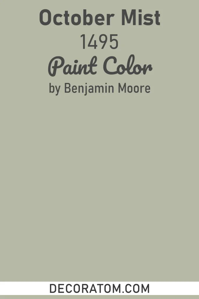 Benjamin Moore October Mist 1495