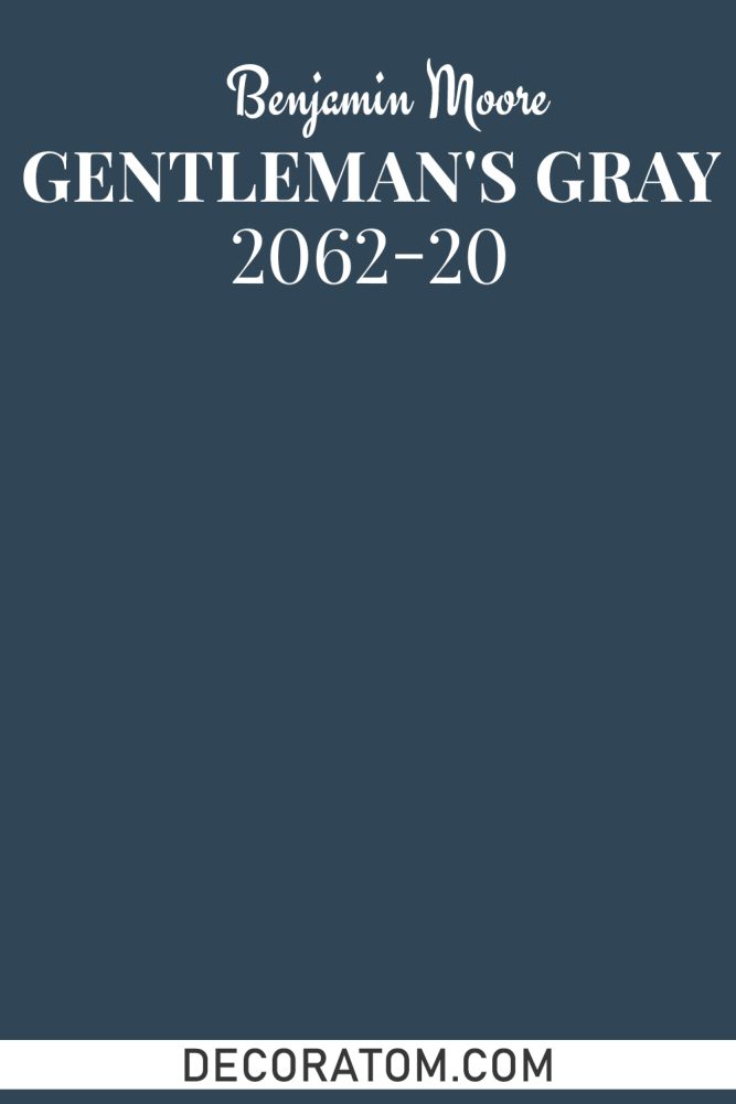 Benjamin Moore Gentleman's Gray